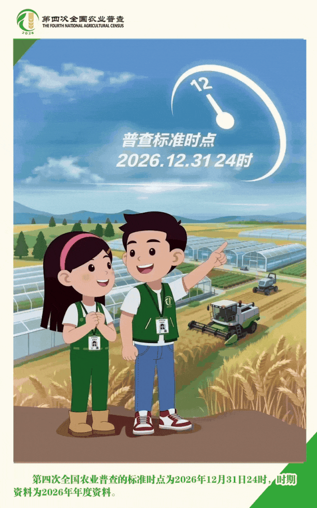 第四次全国农业普查专属动态海报来袭!抢先下载~